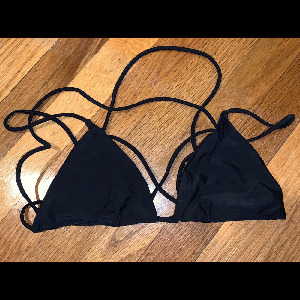 Tobi triangle bikini top